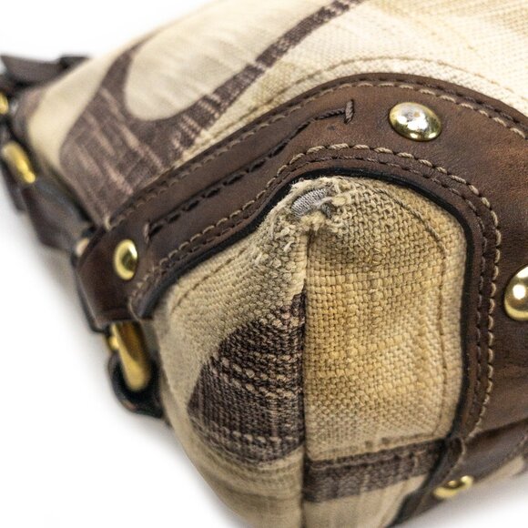 COACH Carly Denim Signature C Hobo Shoulder Handbag - A0826-12197 - Picture 5 of 16